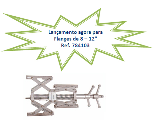Alinhador nivelador de Flange - Acoplador de Flange 